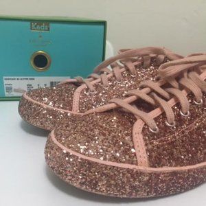 KATE SPADE/KEDS Kick Glitter Rose Sneaker
